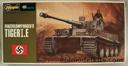 Hasegawa 1/72 Panzer Kampfwagen VI Tiger I E, 708-150 plastic model kit